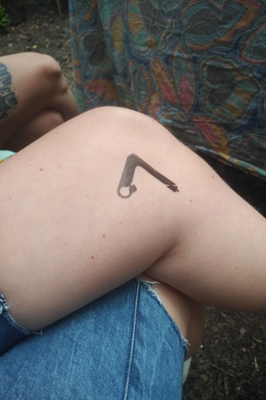 "I like the freedom but(t).." temporary tattoos