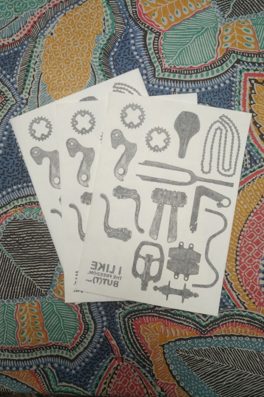 "I like the freedom but(t).." temporary tattoos